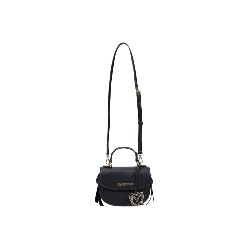 Black Polyethylene Handbag - 5