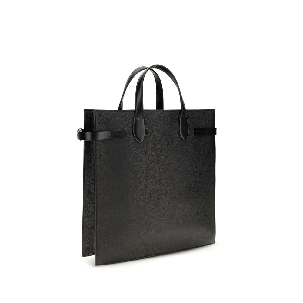 Black Calf Leather Bos Taurus Shoulder Bag - 3