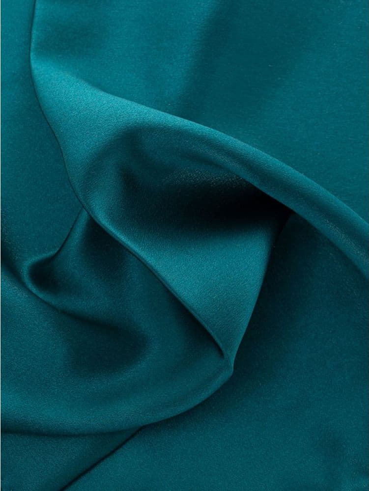 Green Silk Pocket Square - 2