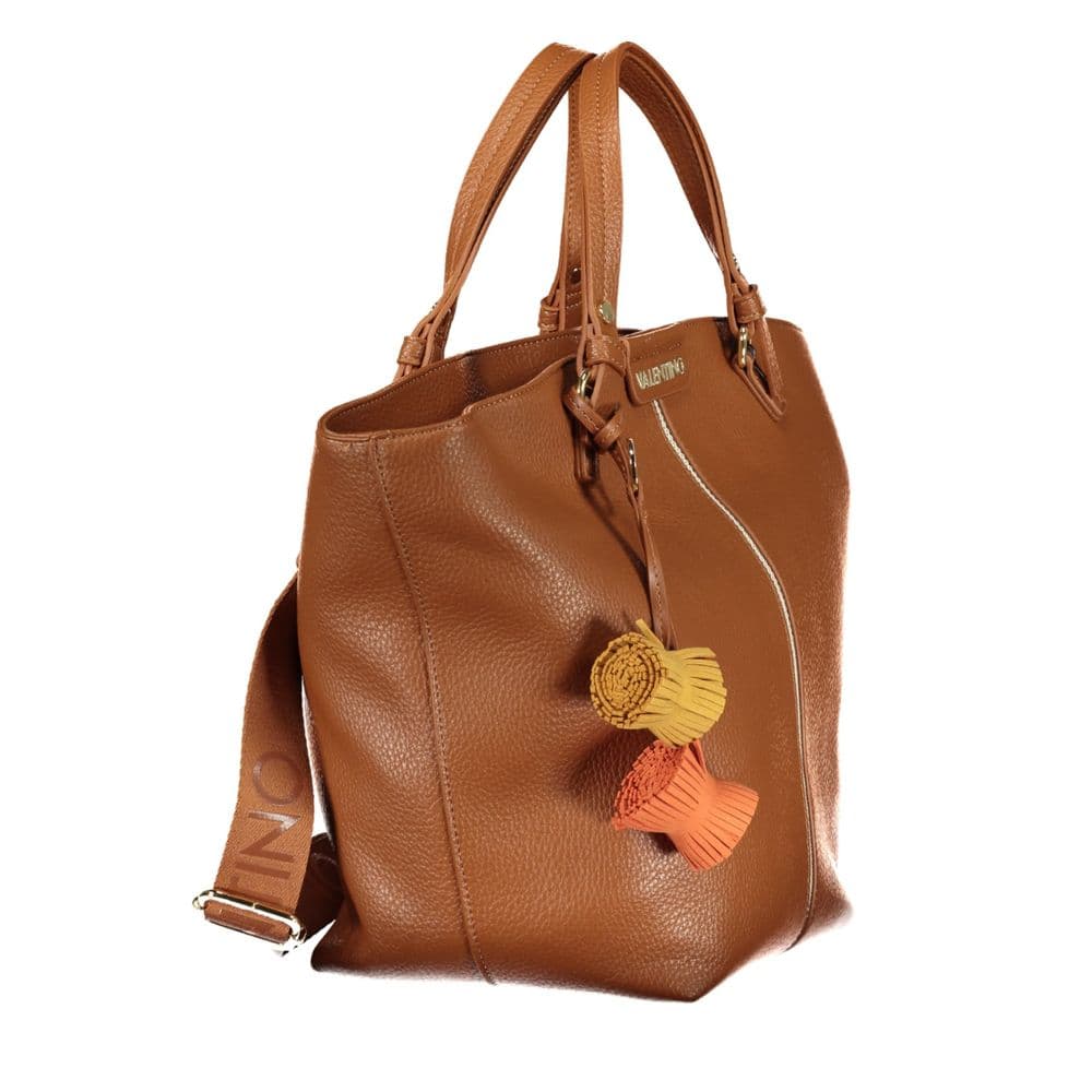Brown Polyurethane Women's Bag - 3