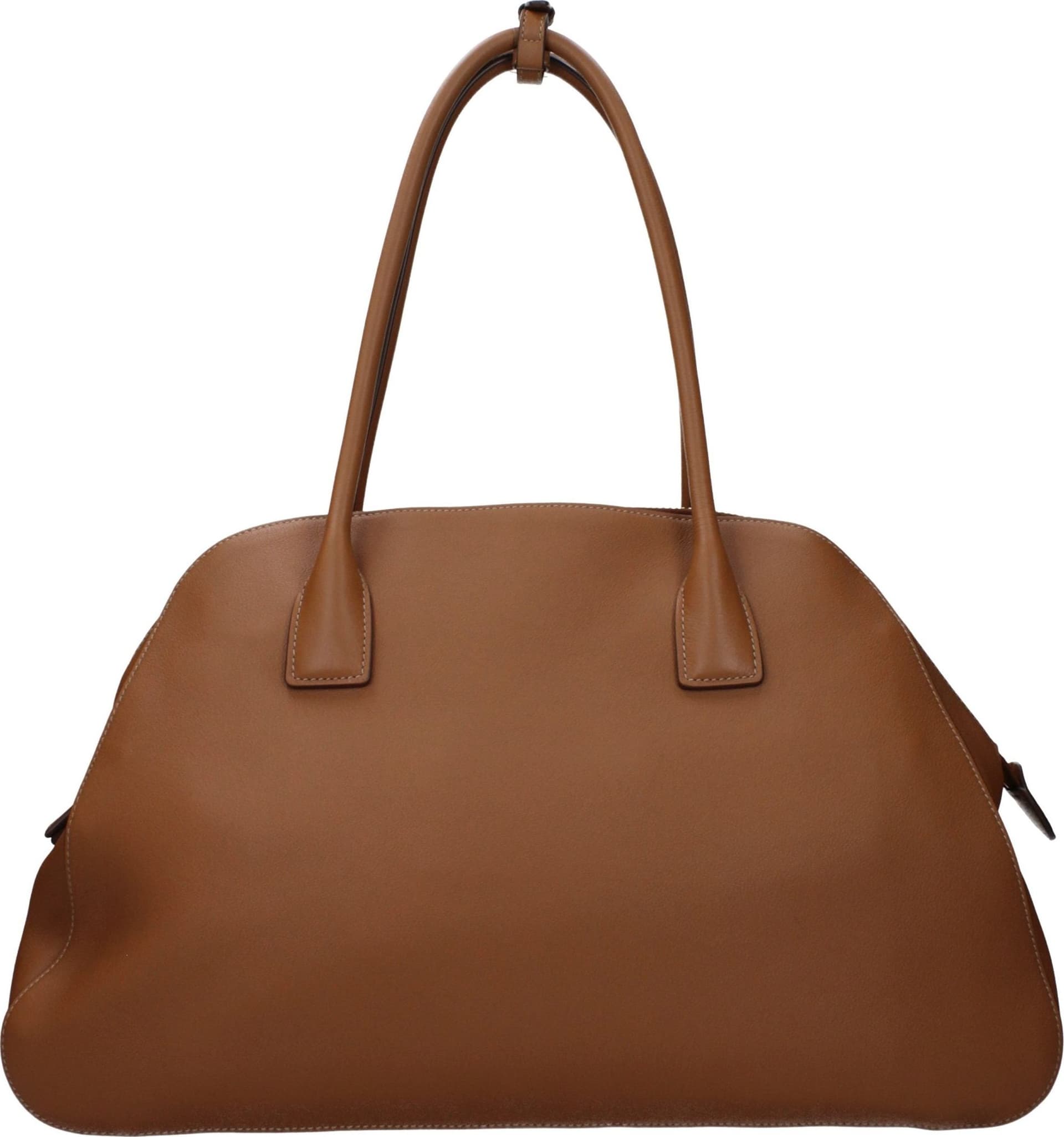 Brown Leather Shoulder Bag - 3