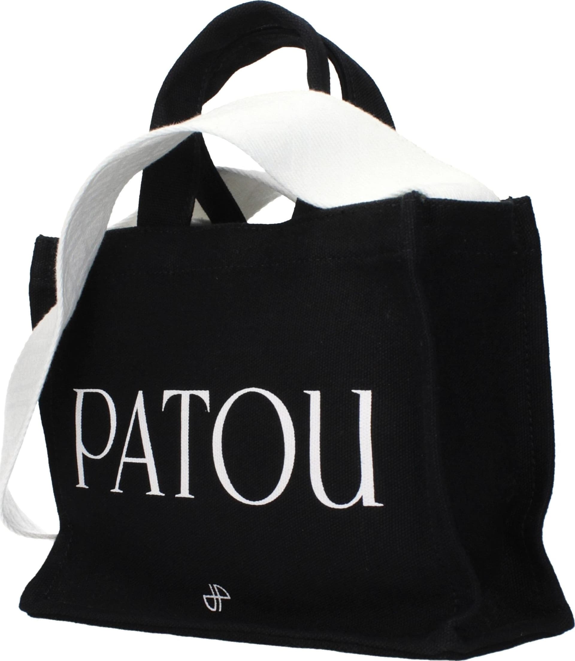 Black Cotton Handbag - 2