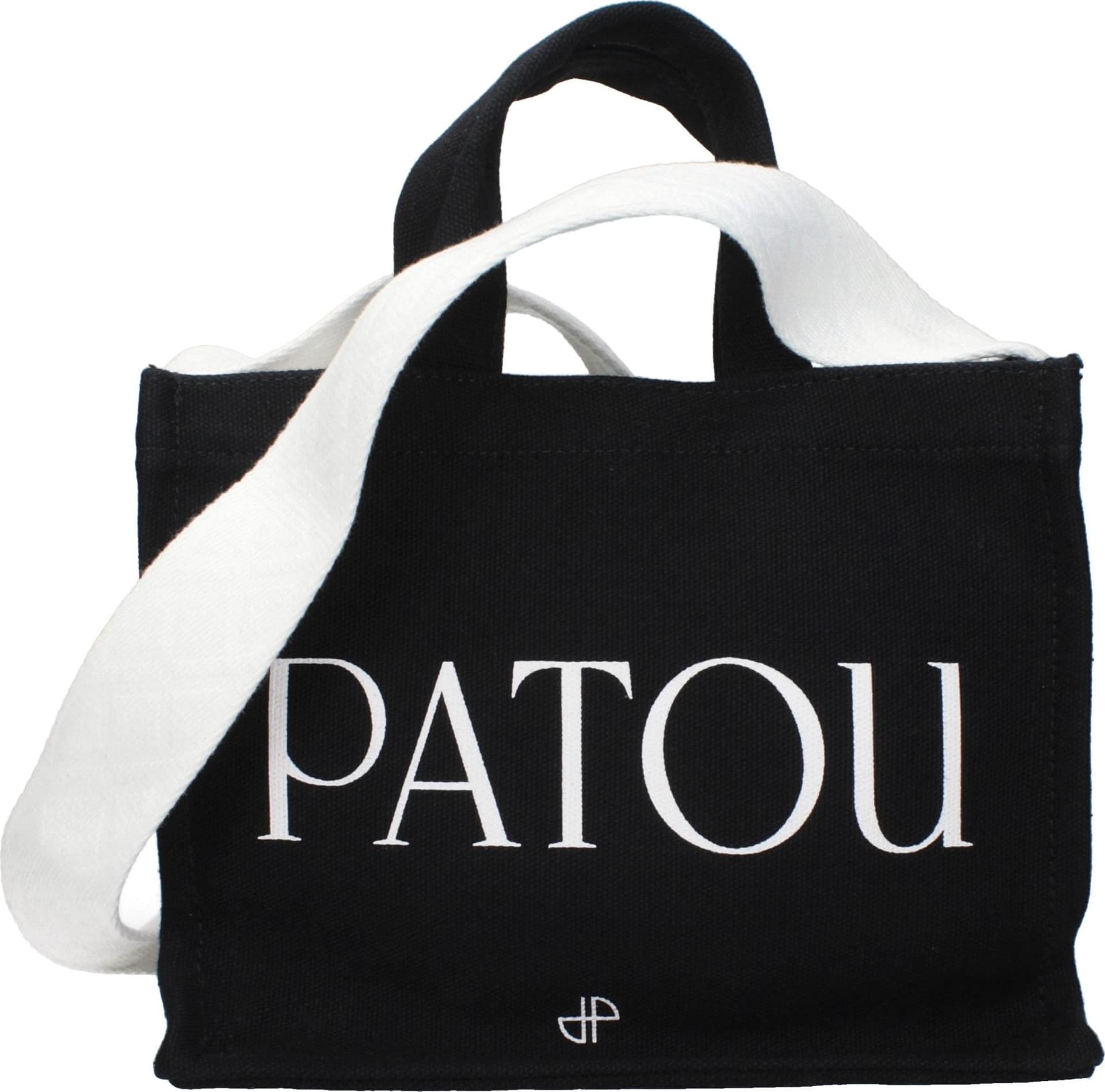 Black Cotton Handbag - 3