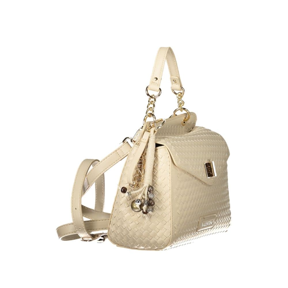 Beige Polyurethane Women's Bag - 3