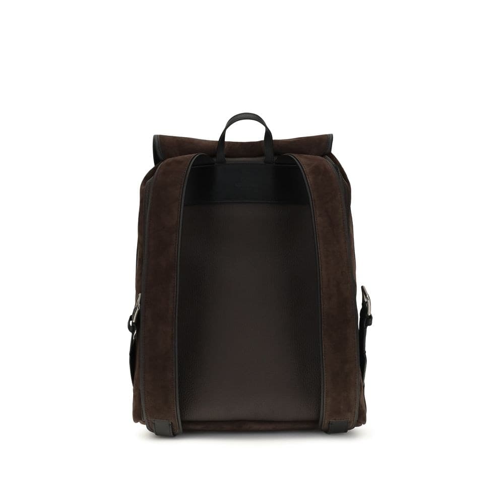 Brown Calf Leather Bos Taurus Backpack - 2