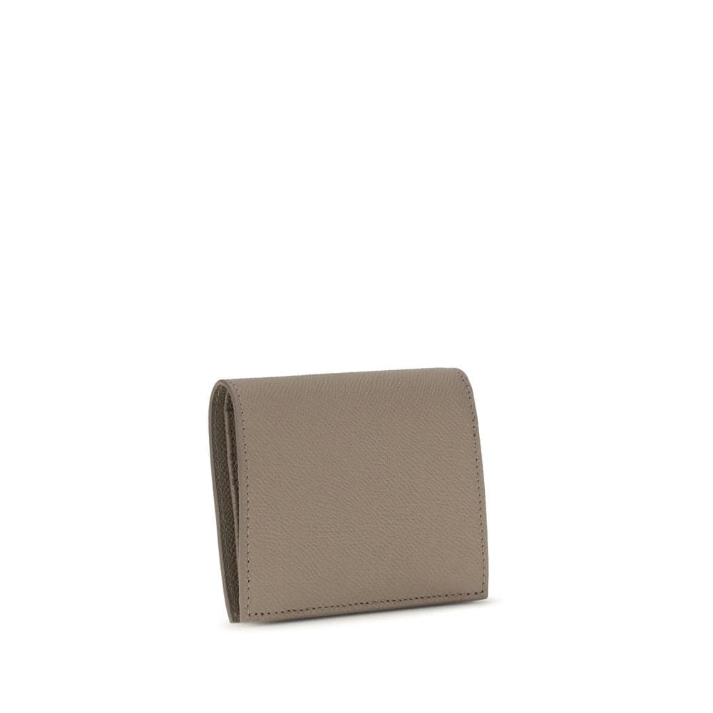 Beige Calf Leather Bos Taurus Wallet - 2