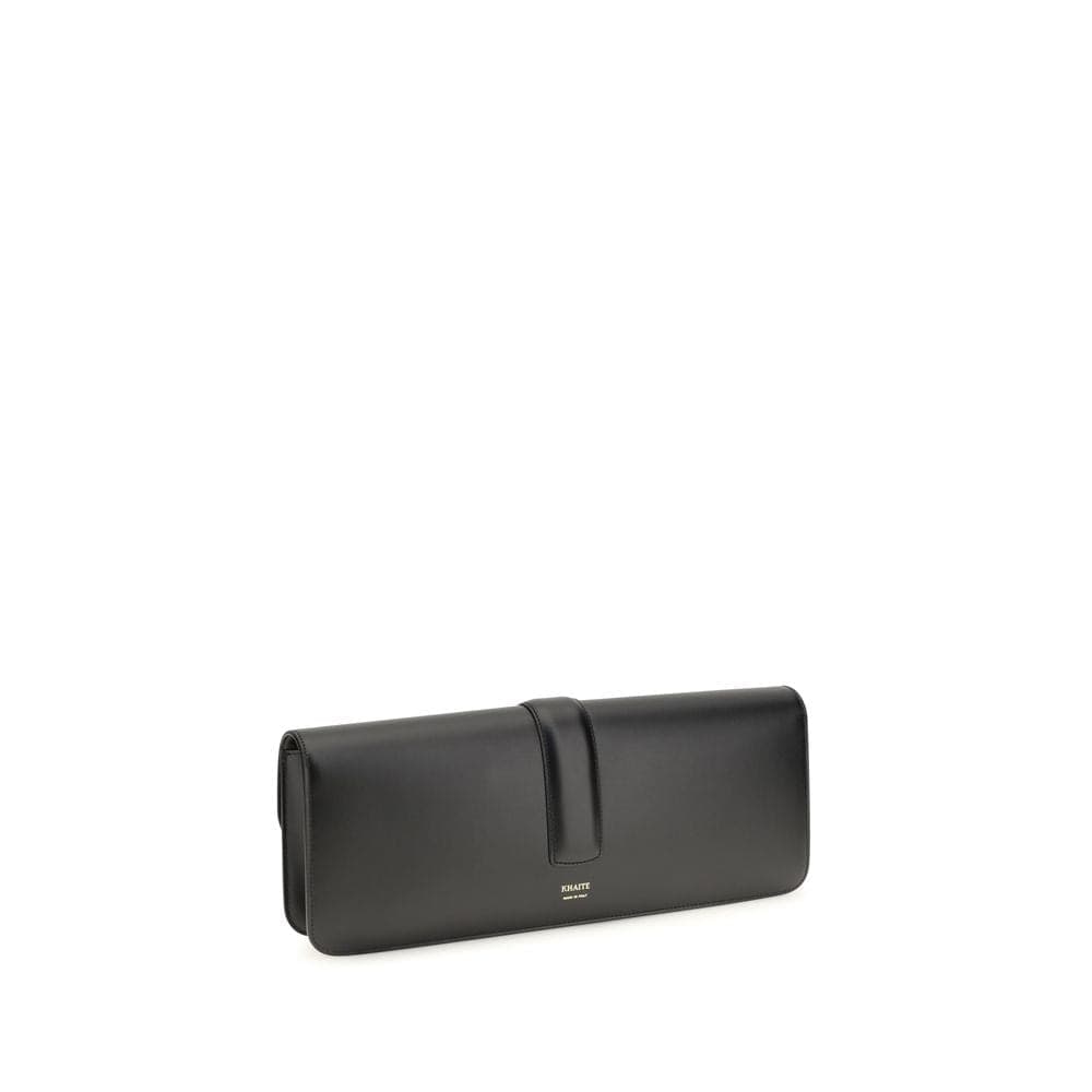 Black Calf Leather Bos Taurus Clutch Bag - 3