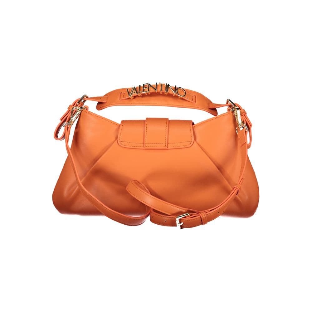 Orange Polyurethane Women's Bag - 2