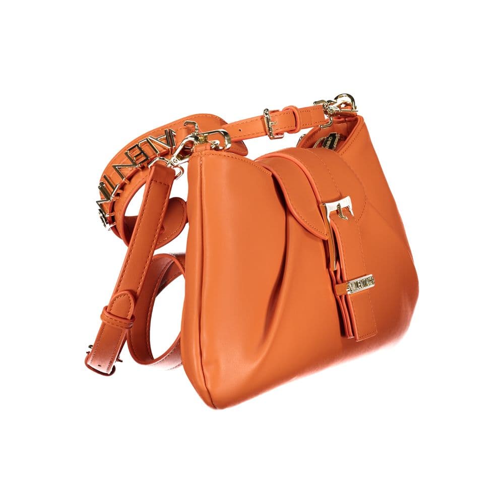 Orange Polyurethane Women's Bag - 3