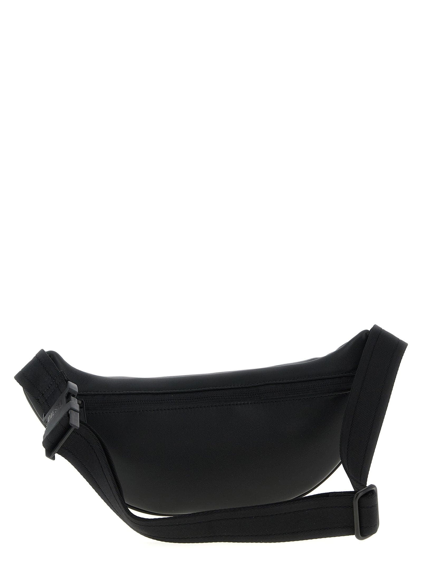 Black Polyethylene Crossbody Bag - 2