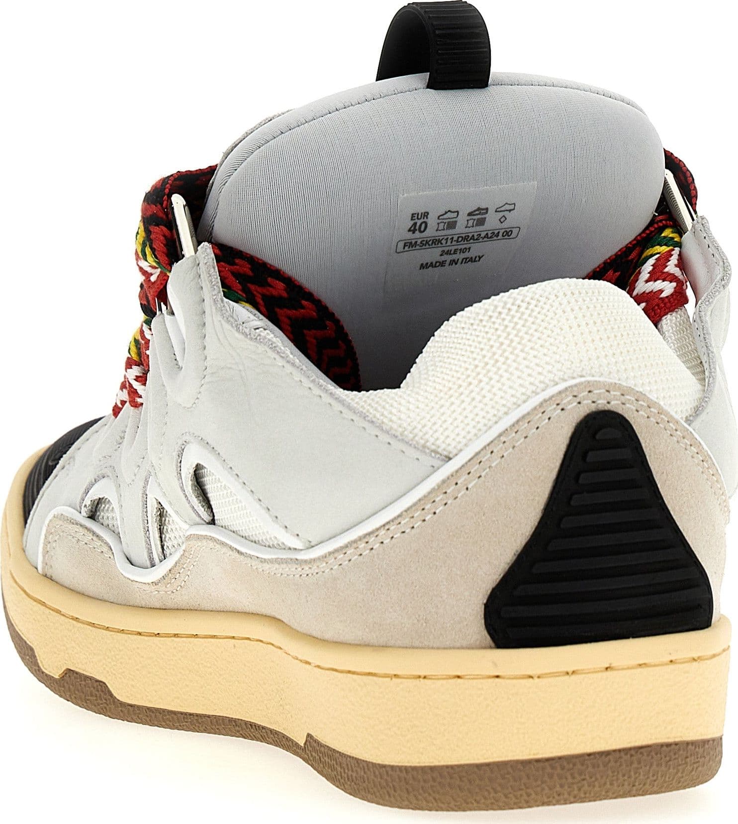 Gray Calfskin Chunky Sneakers - 3