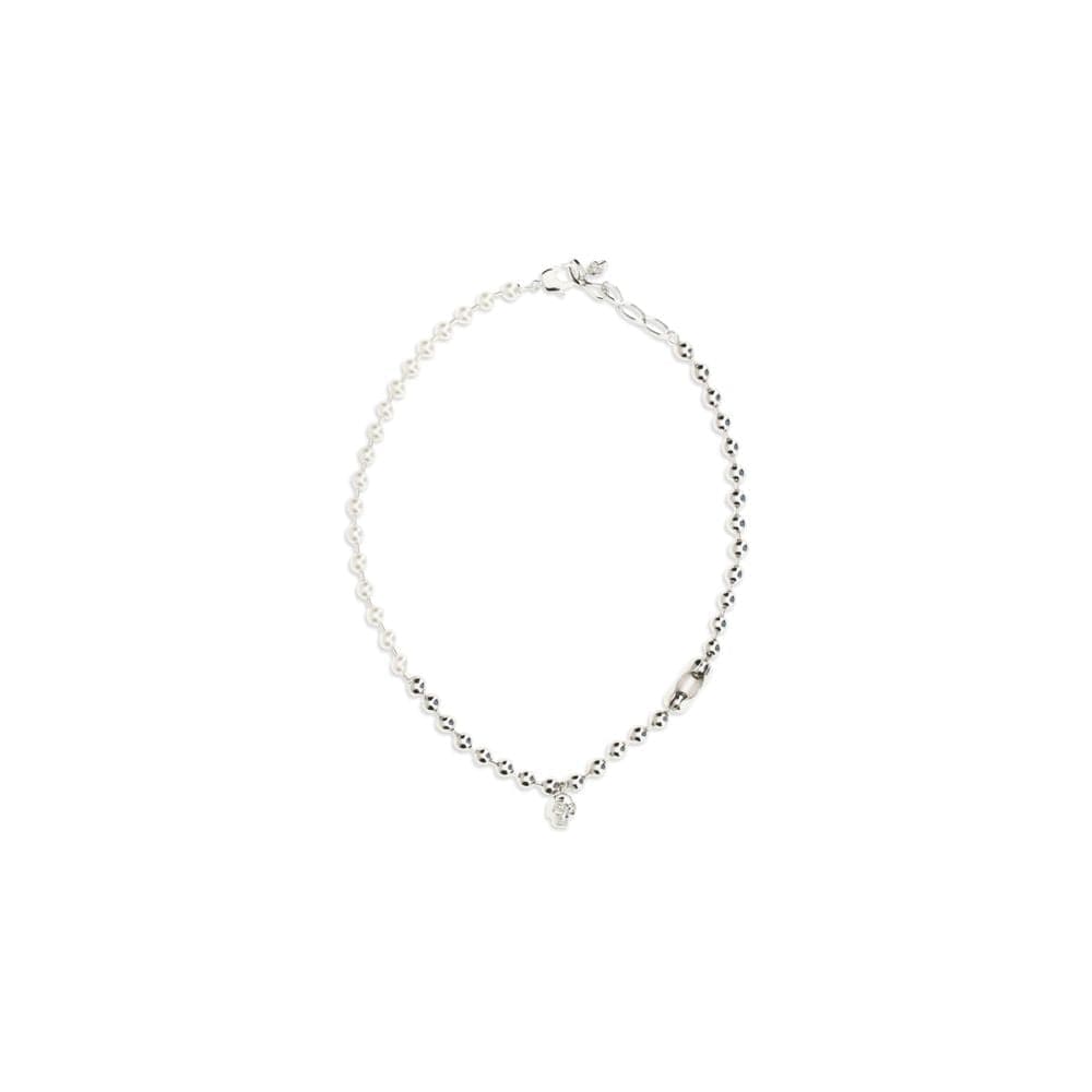 White Brass Necklace