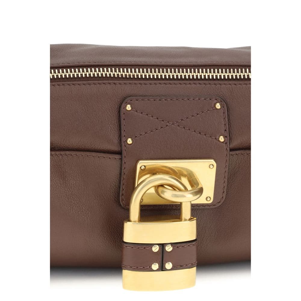 Brown Calf Leather Bos Taurus Shoulder Bag - 4