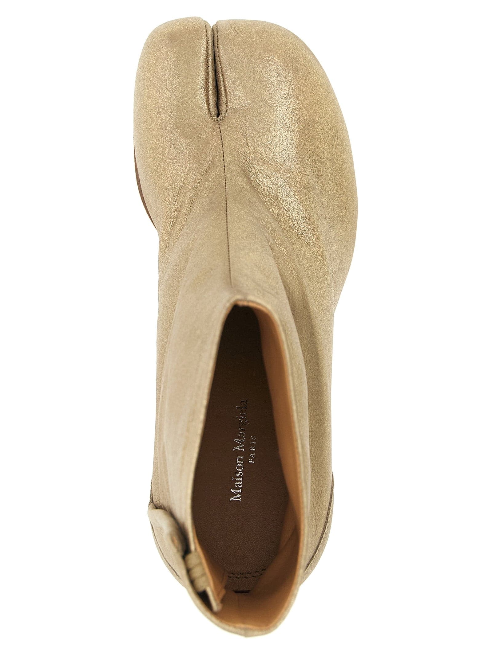 Gold Cashmere Ankle Boots - 4