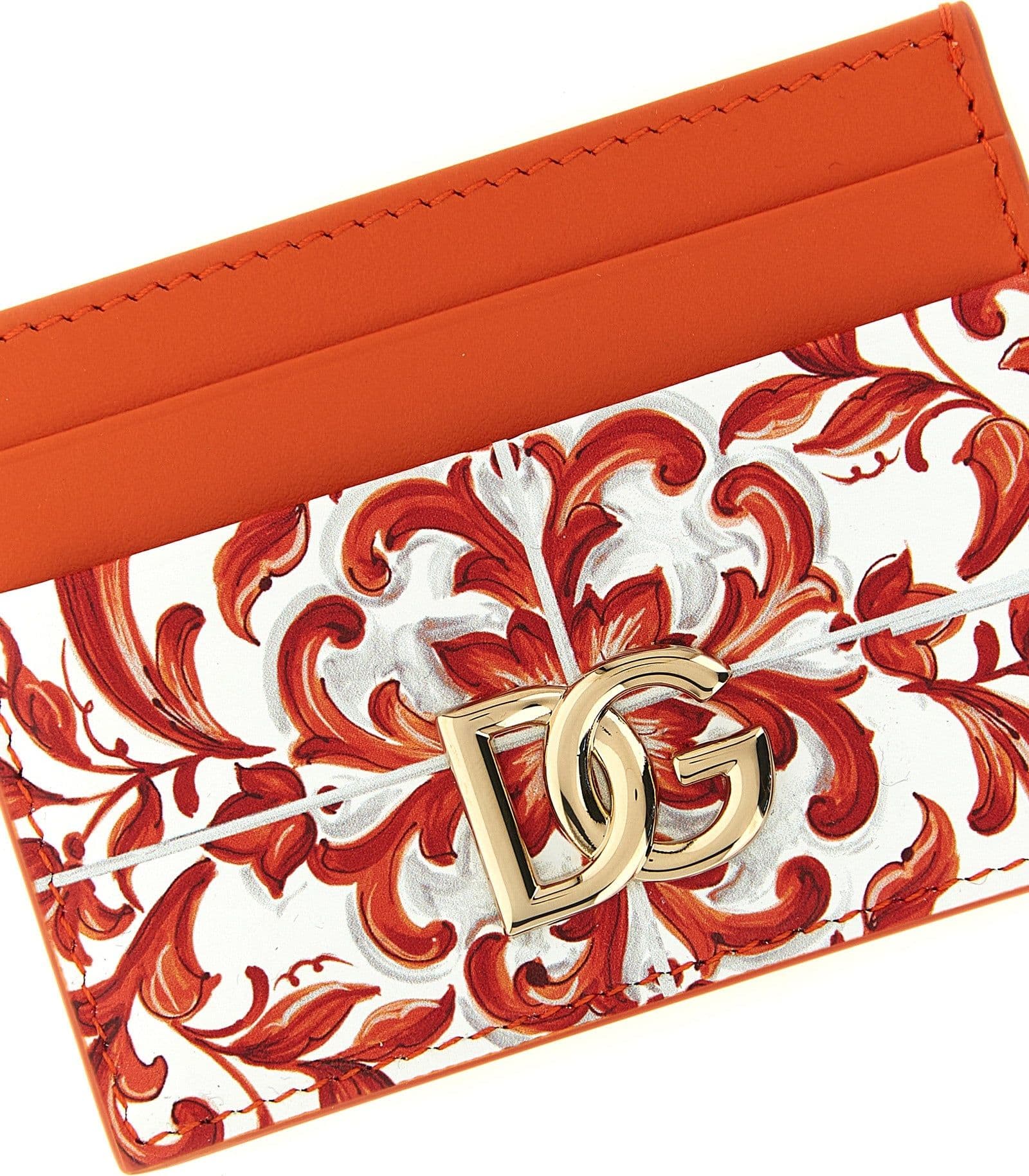 Orange Calfskin Cardholder - 3