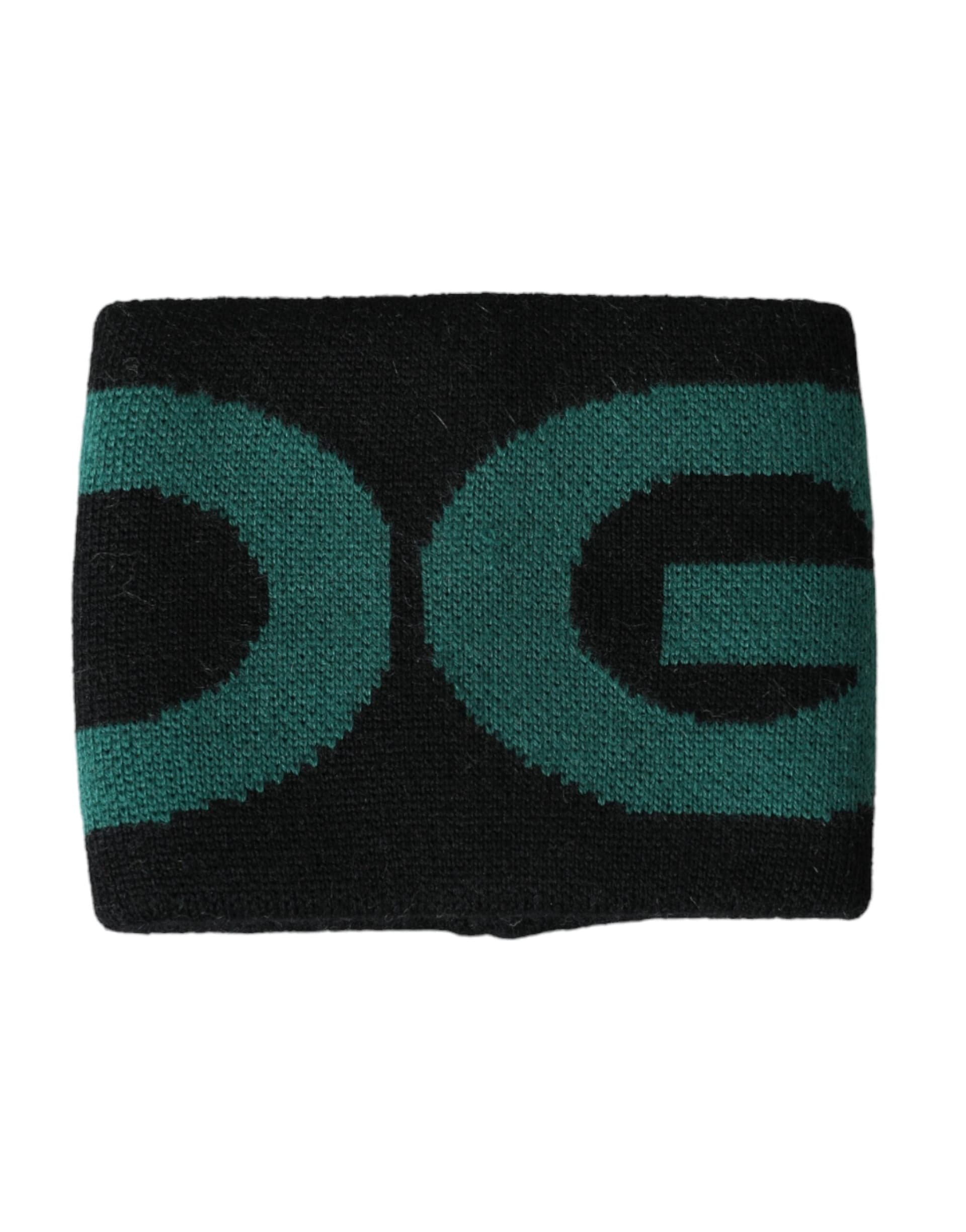 Black Green Wool Logo #DGMILLENNIALS Wristband - 2