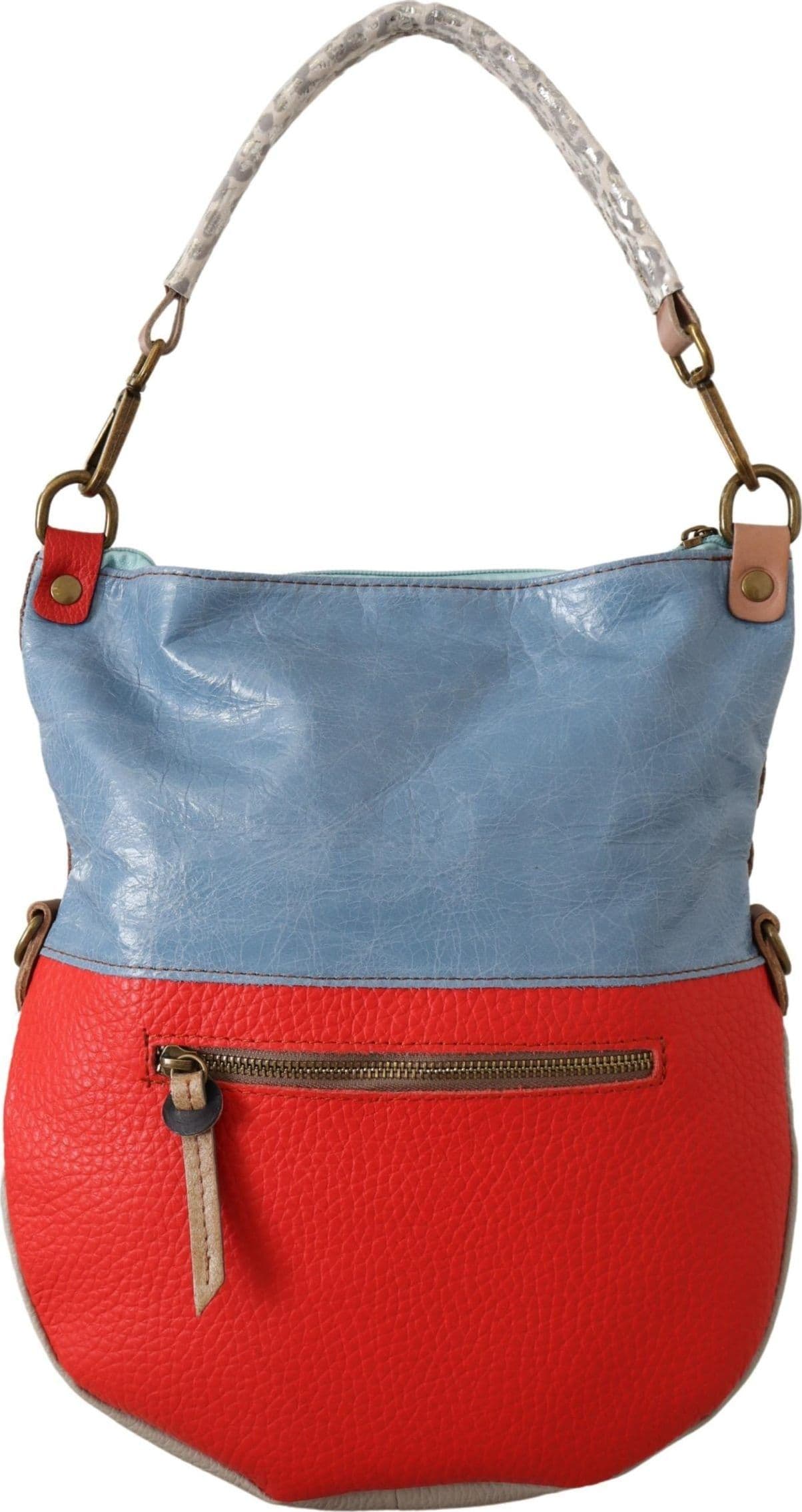 Multicolor Genuine Leather Shoulder Tote Women Handbag - 2