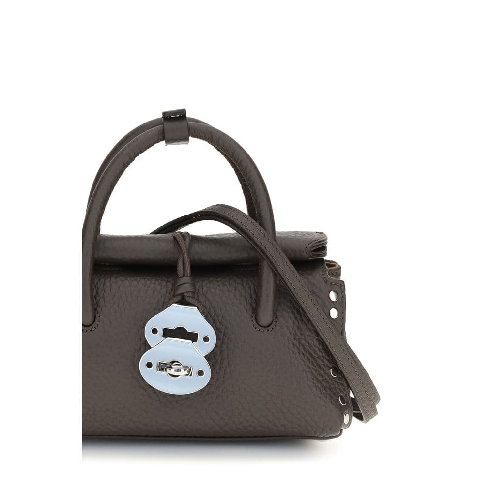 Brown Calf Leather Bos Taurus Handbag - 4