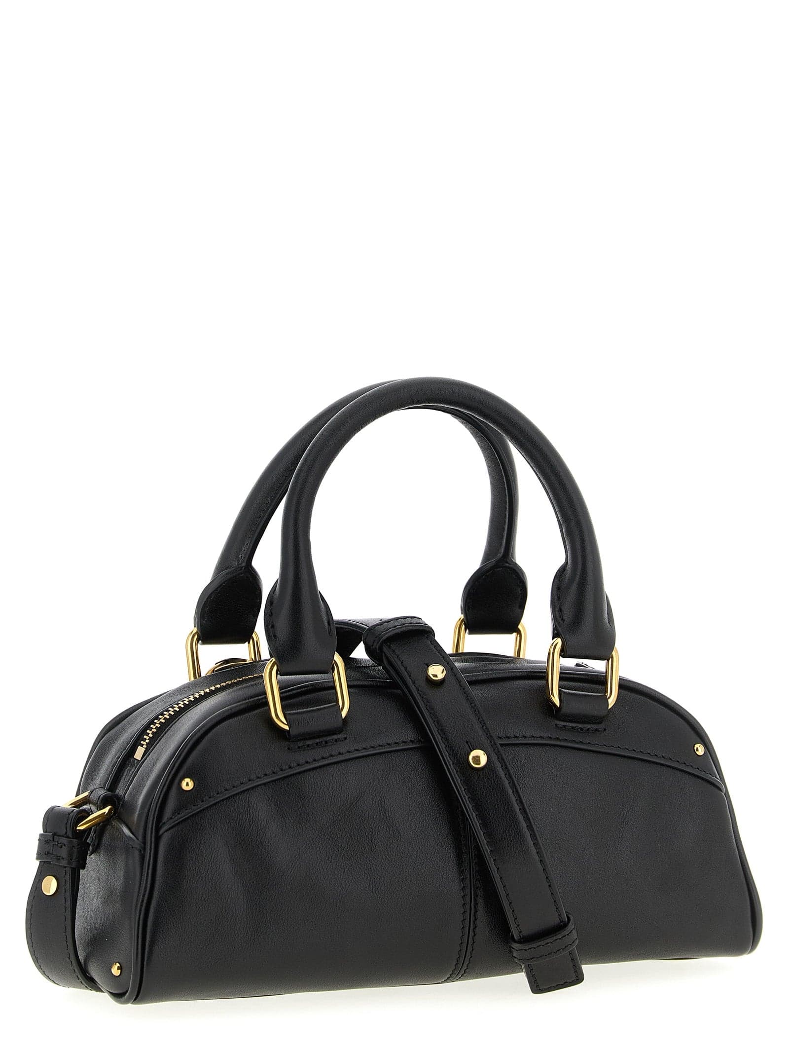Black Calfskin Handbag - 2