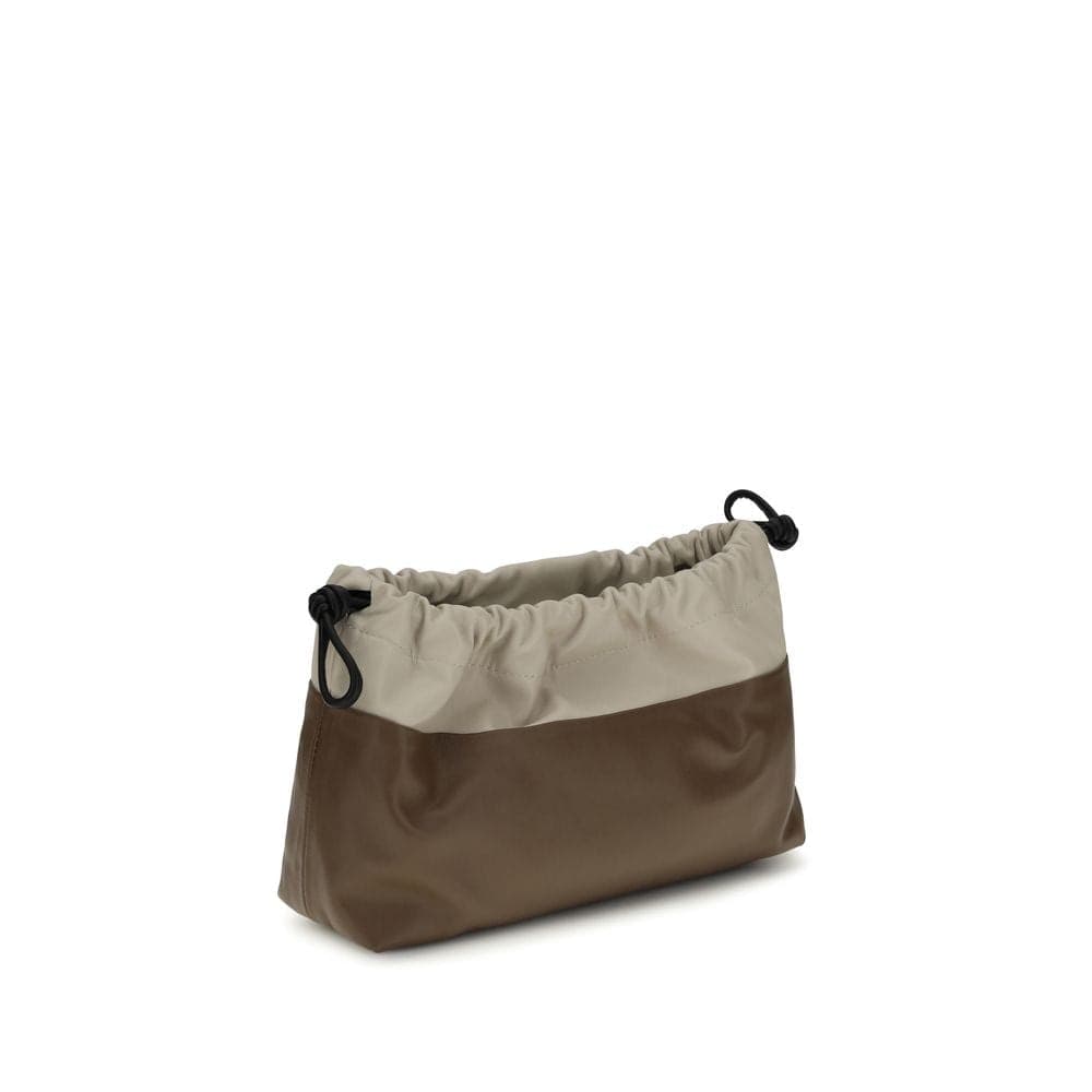 Brown Calf Leather Bos Taurus Clutch Bag - 3