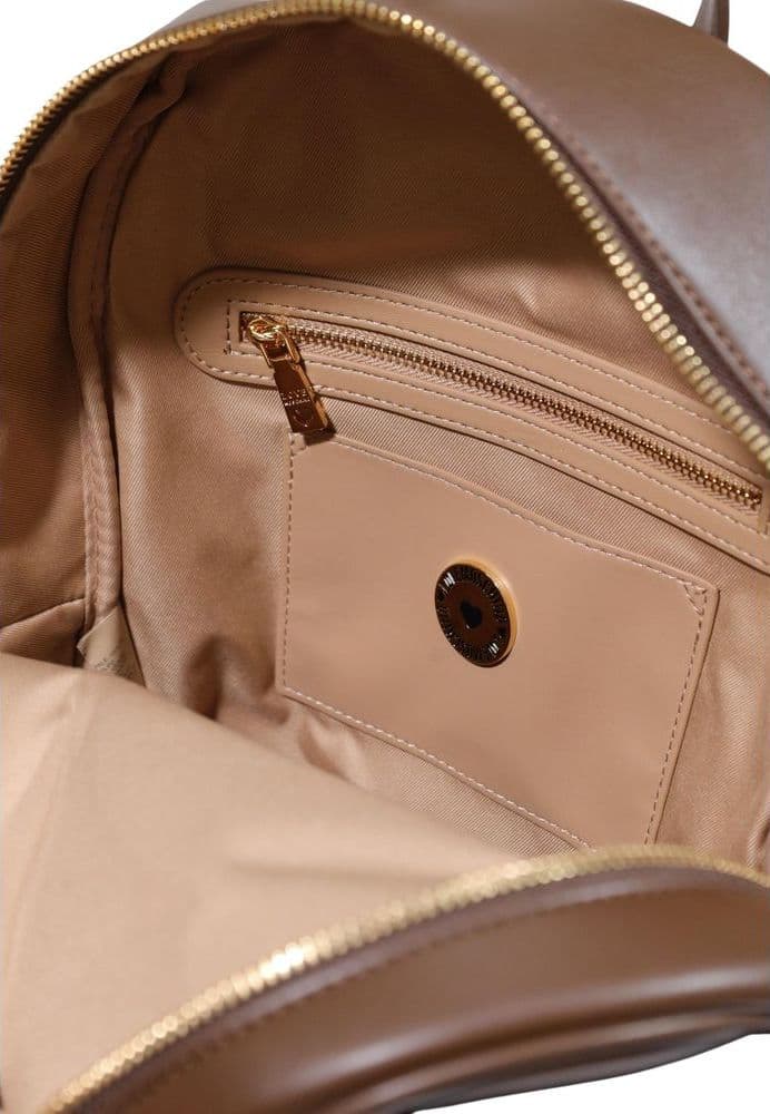 Brown Polyethylene Backpack - 5