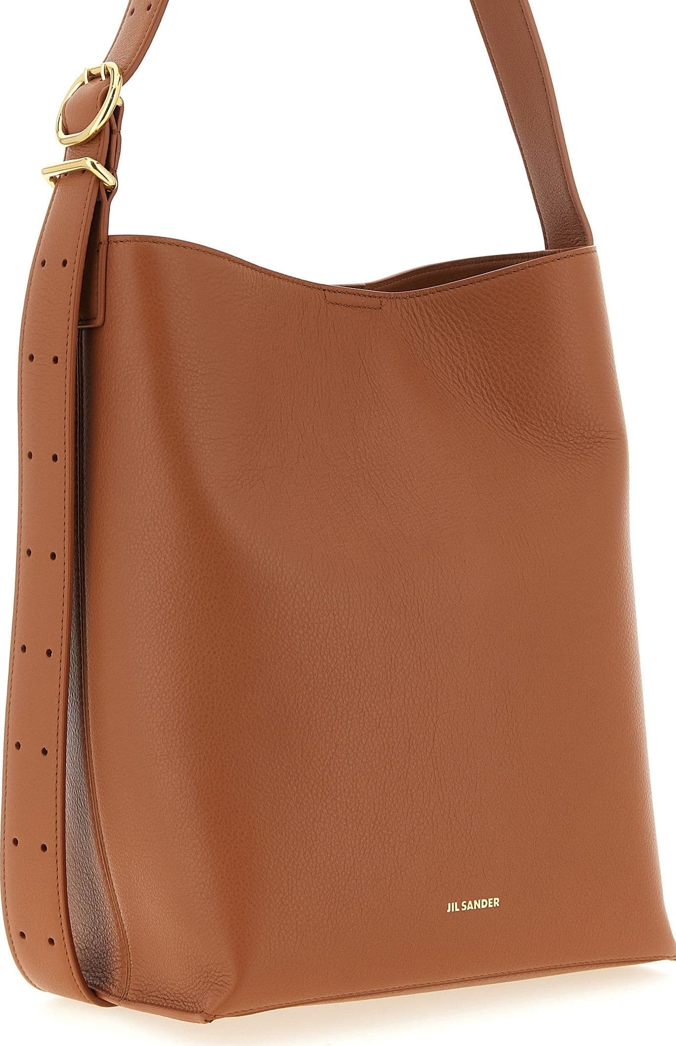Brown Calfskin Shoulder Bag - 3