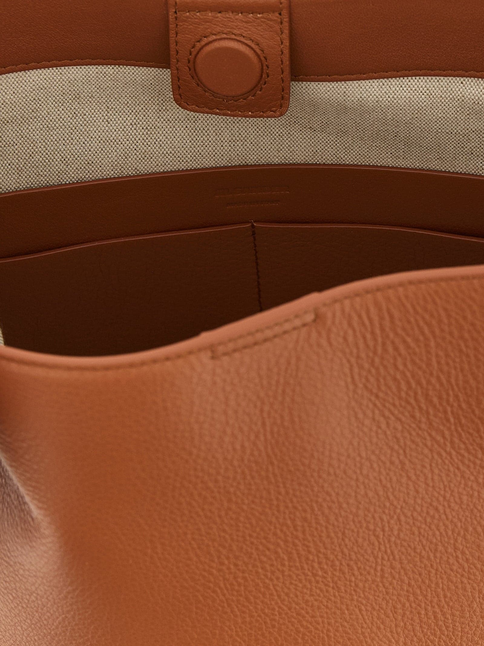 Brown Calfskin Shoulder Bag - 4
