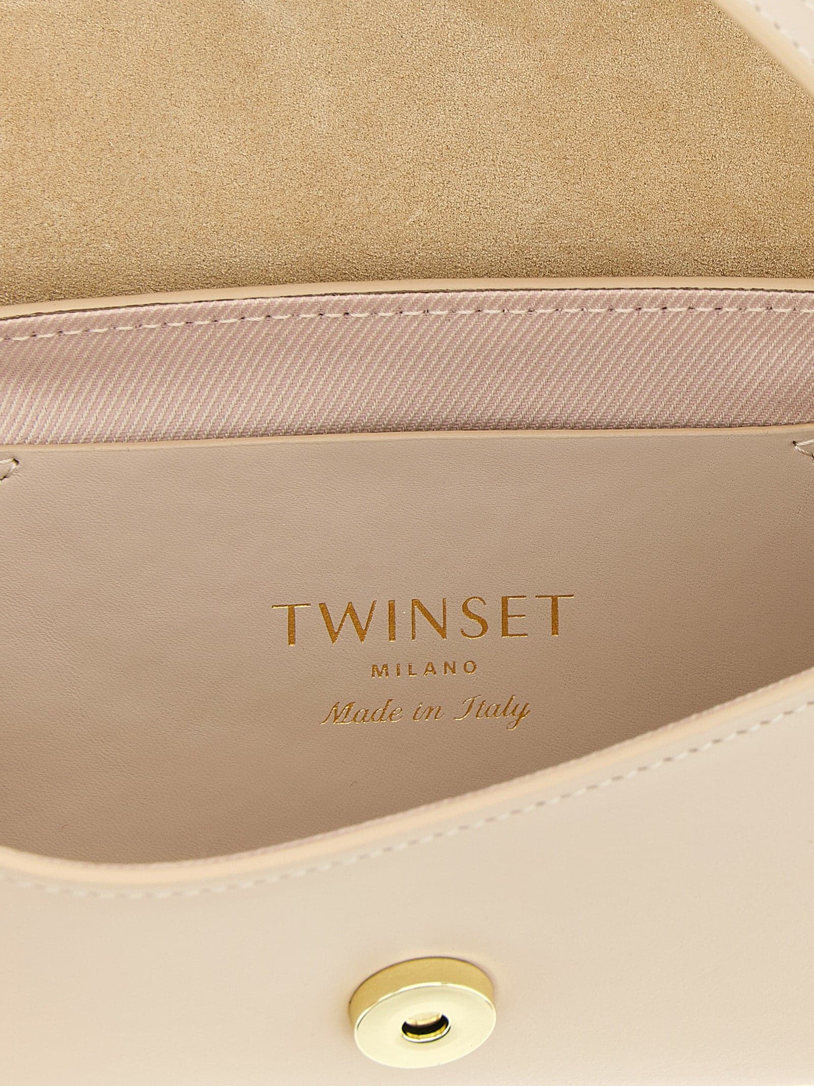 White Leather Shoulder Bag - 4