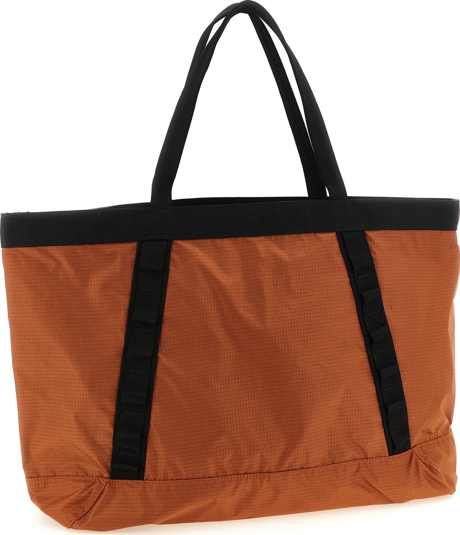 Orange Nylon Tote Bag - 2