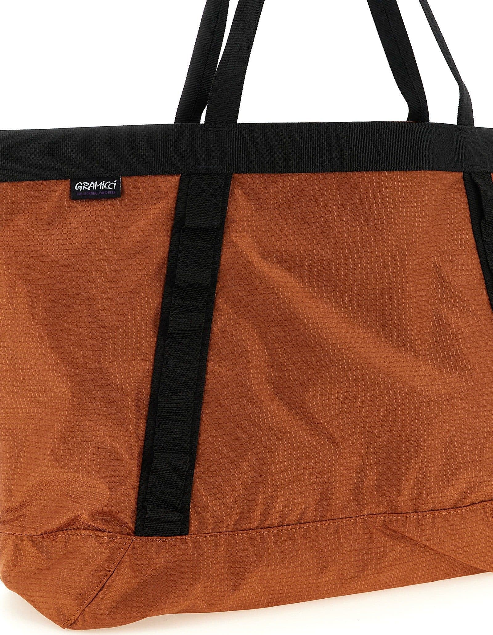 Orange Nylon Tote Bag - 3