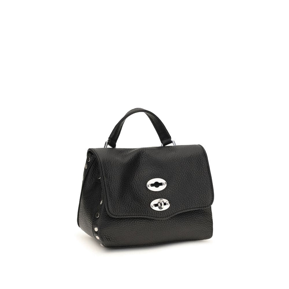 Black Calf Leather Bos Taurus Handbag - 2