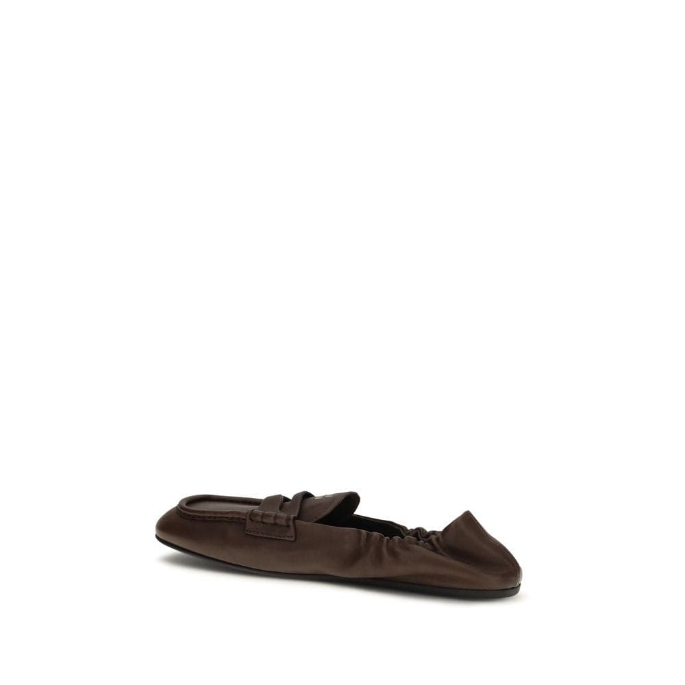 Brown Lamb Ovis Aries Aries Slip-On Loafers - 3