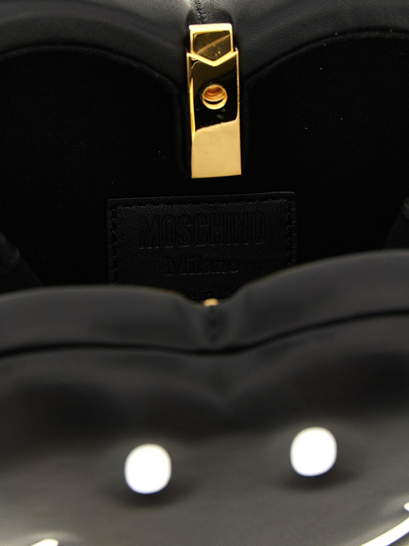 Black Polyester Handbag - 4