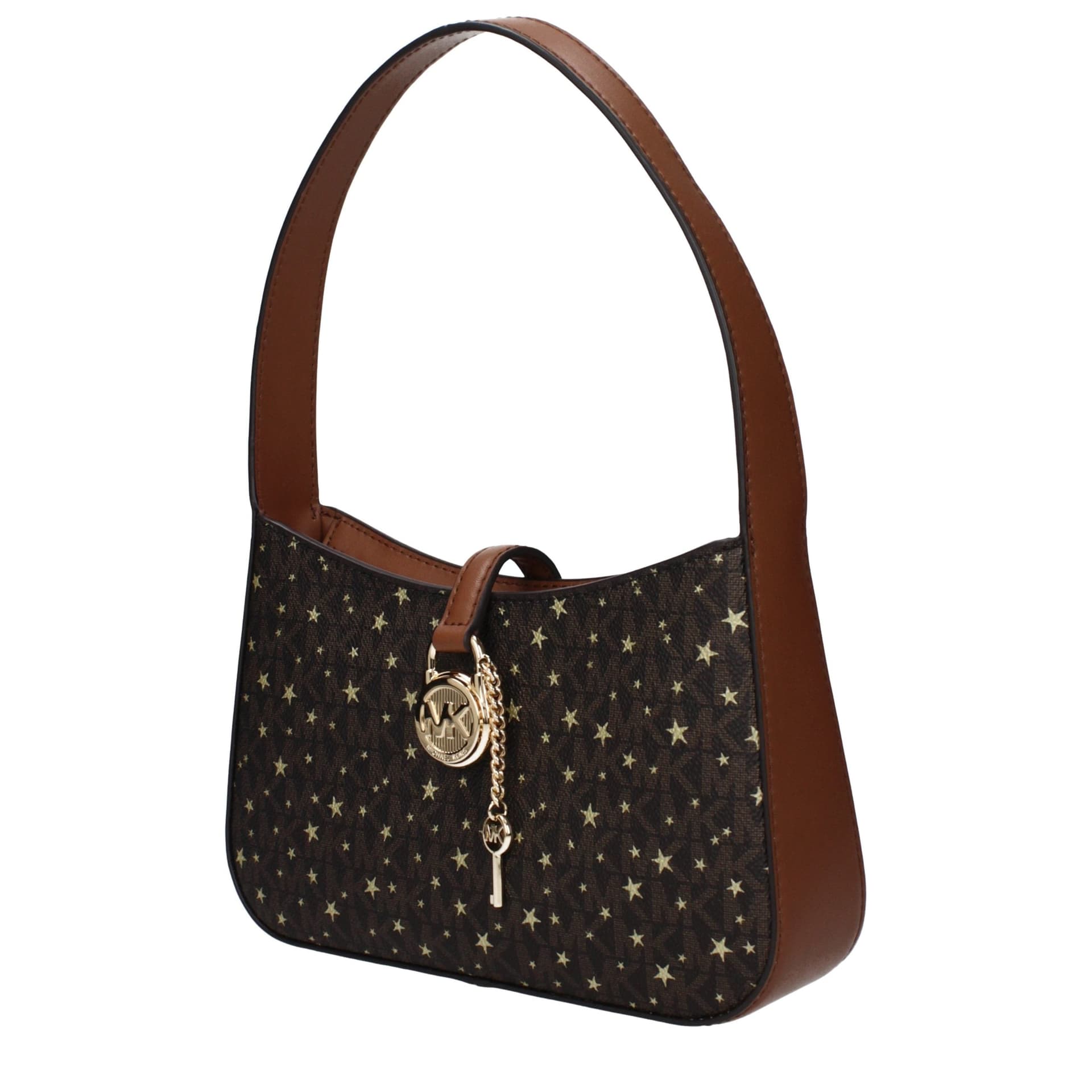 Brown Fabric Handbag - 2