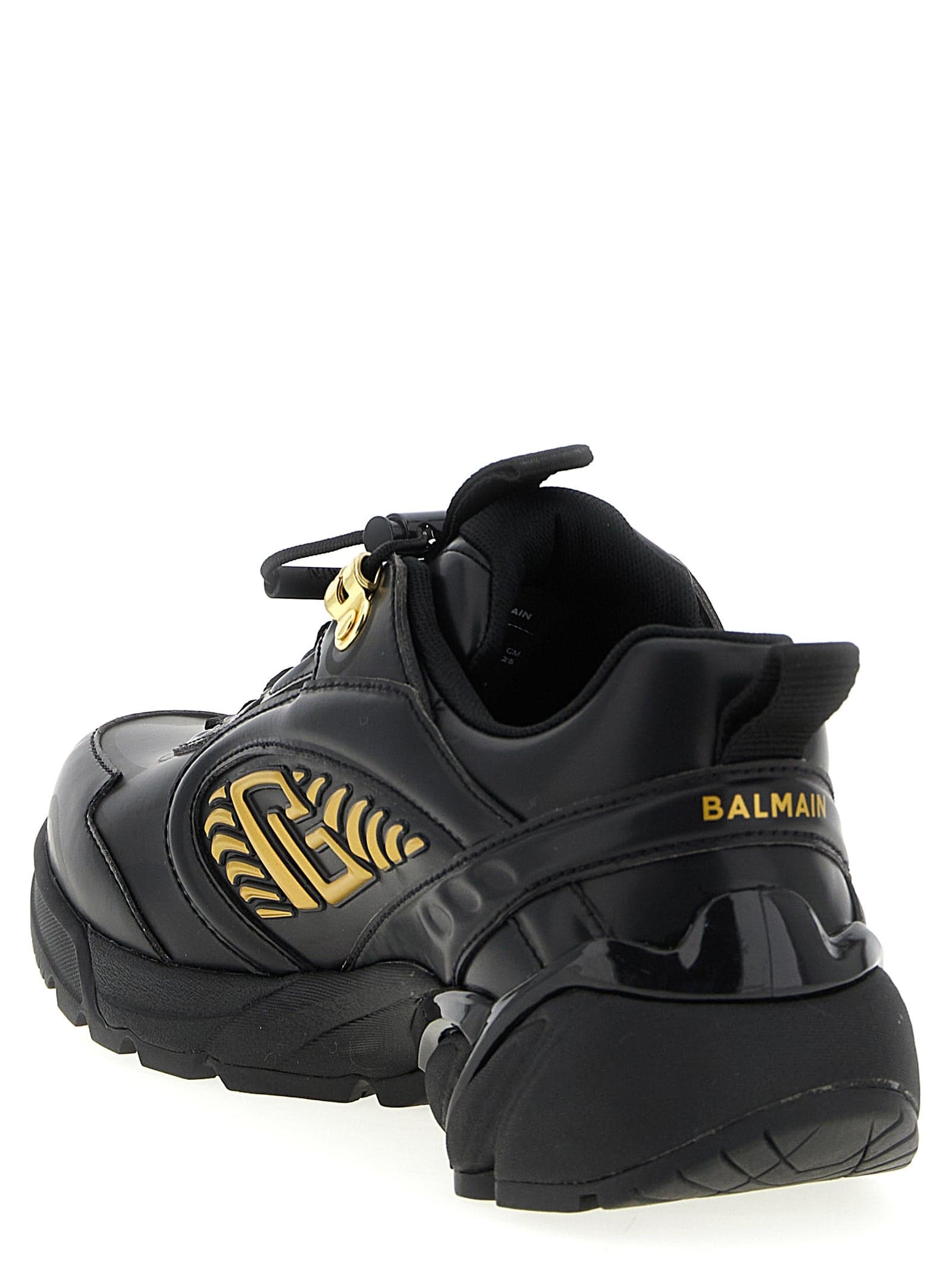 Black Nylon Athletic Sneakers - 3