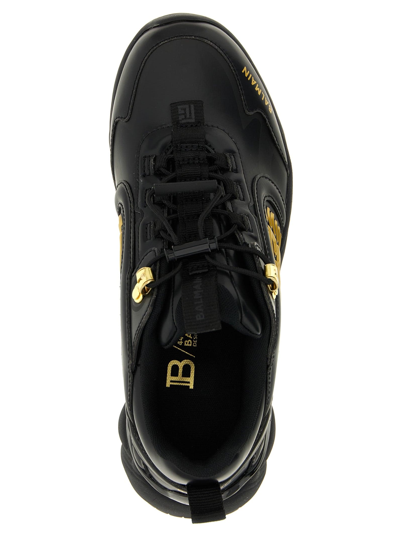 Black Nylon Athletic Sneakers - 4