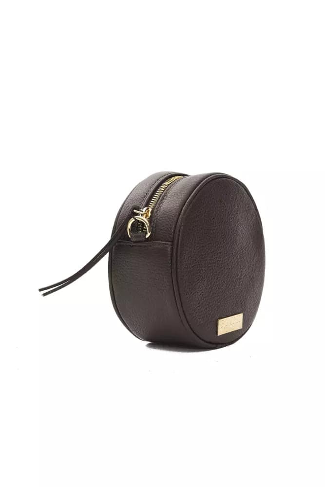 Brown Leather Women Crossbody Bag - 2