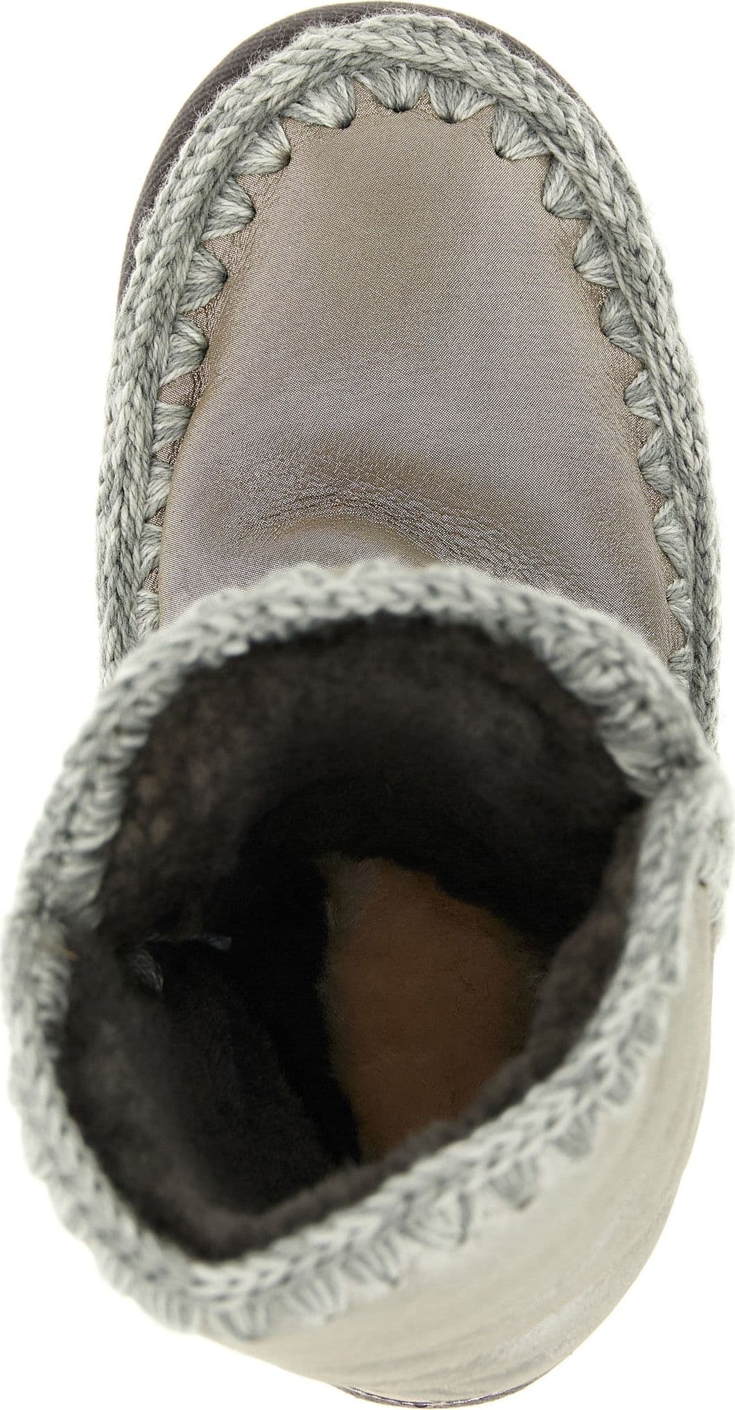 Silver Lambskin Ankle Boots - 4
