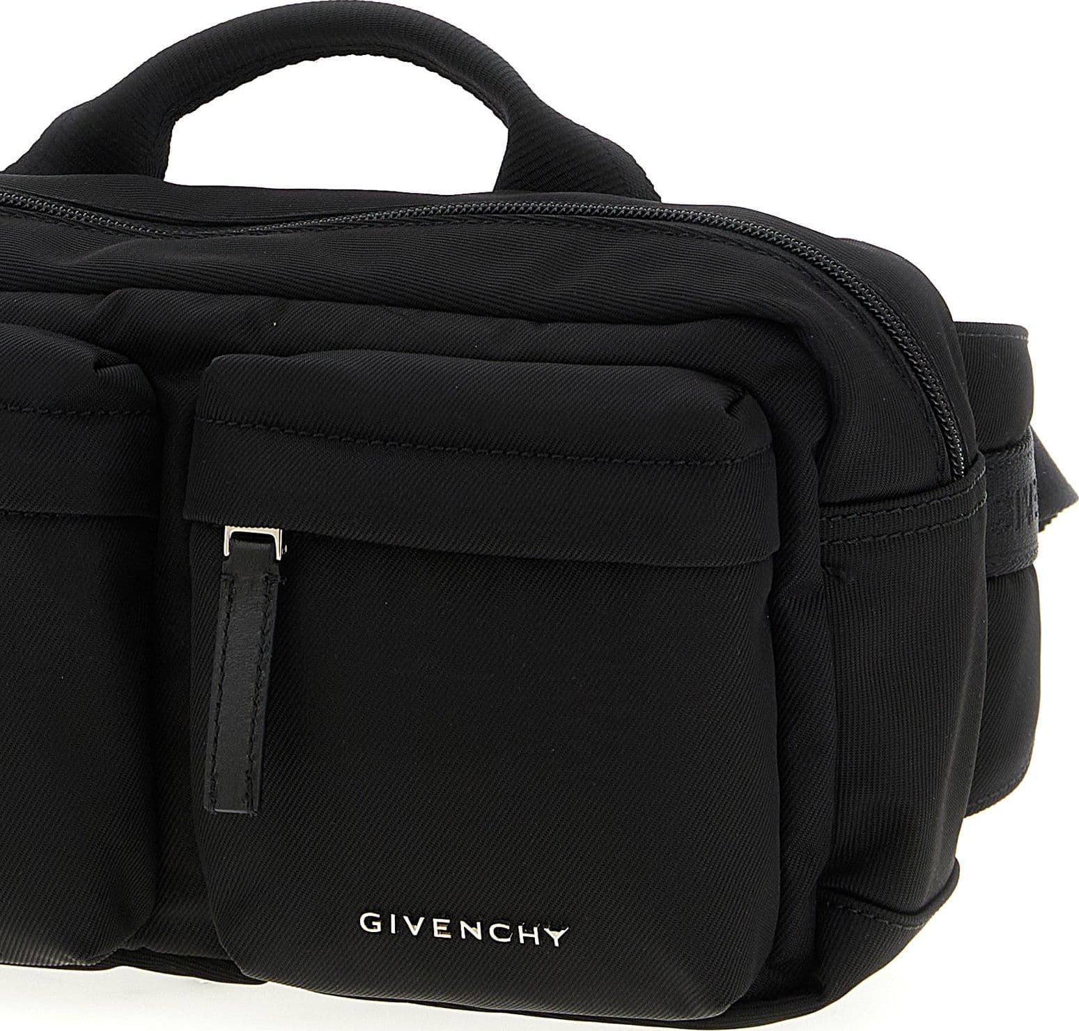 Black Polyamide Crossbody Bag - 3