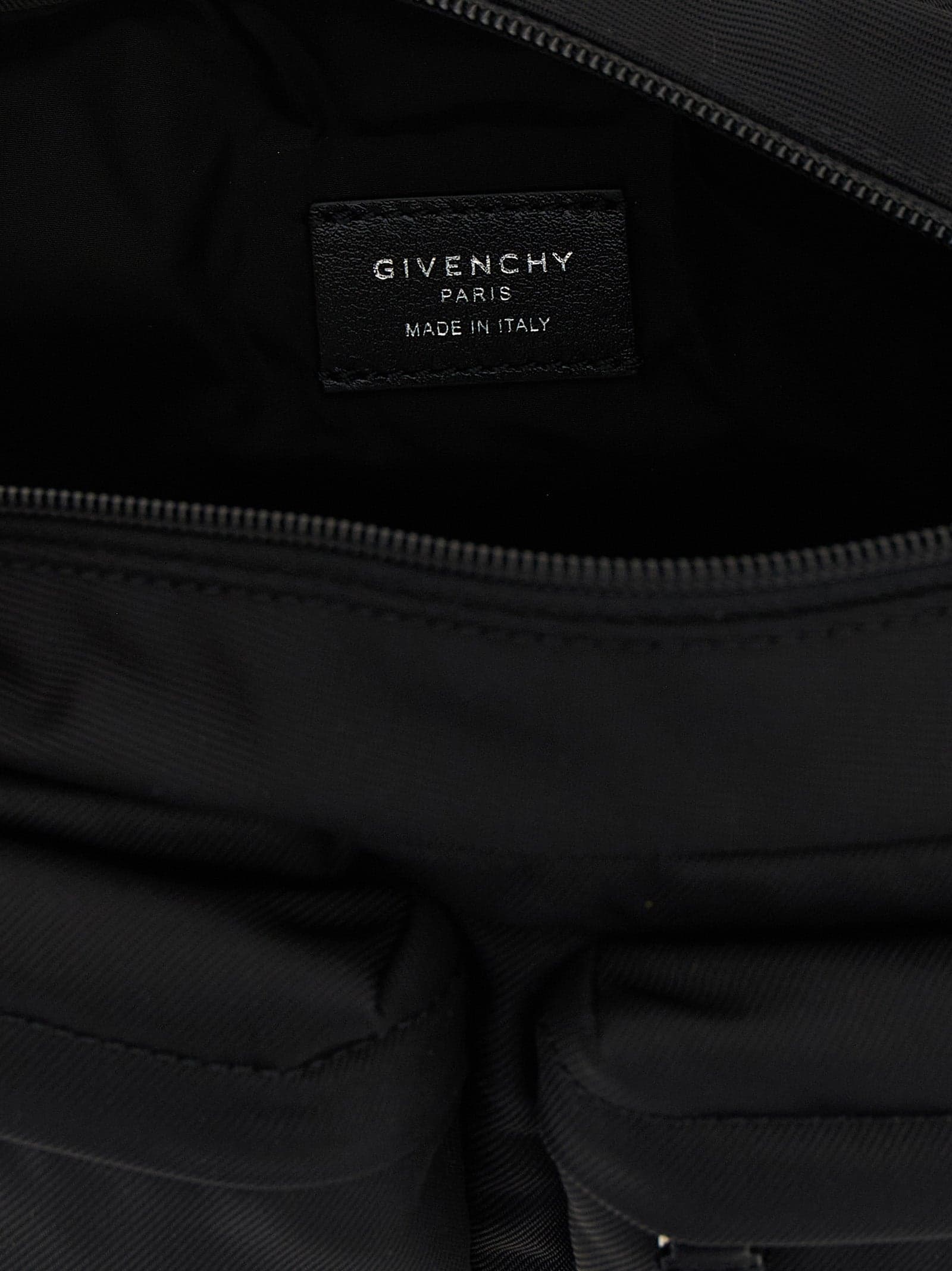 Black Polyamide Crossbody Bag - 4
