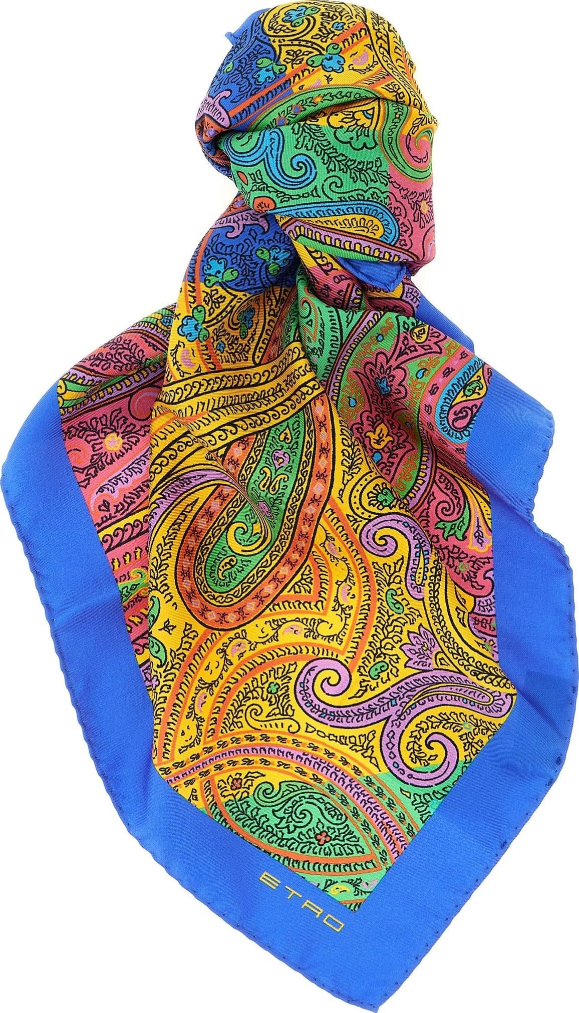 Multicolor Silk Scarf