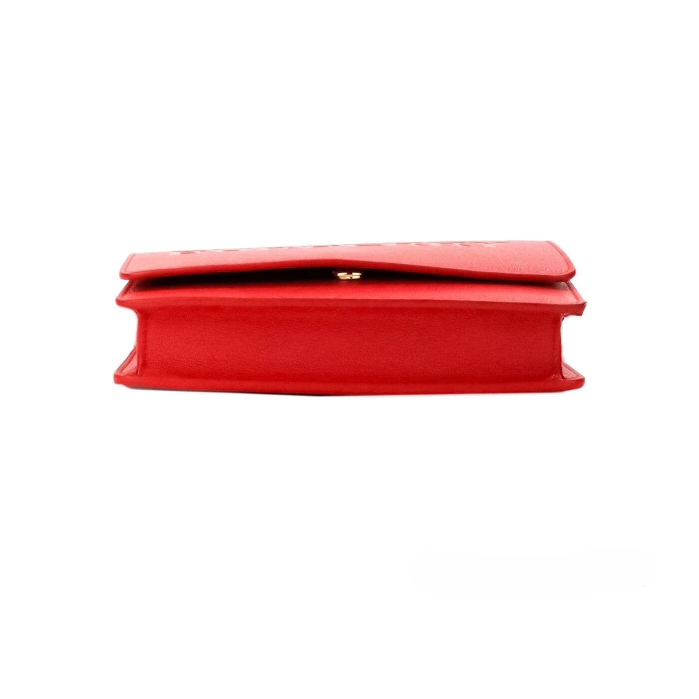 Burberry Hampshire Small Red Embossed Logo Smooth Leather Crossbody Bag - 4