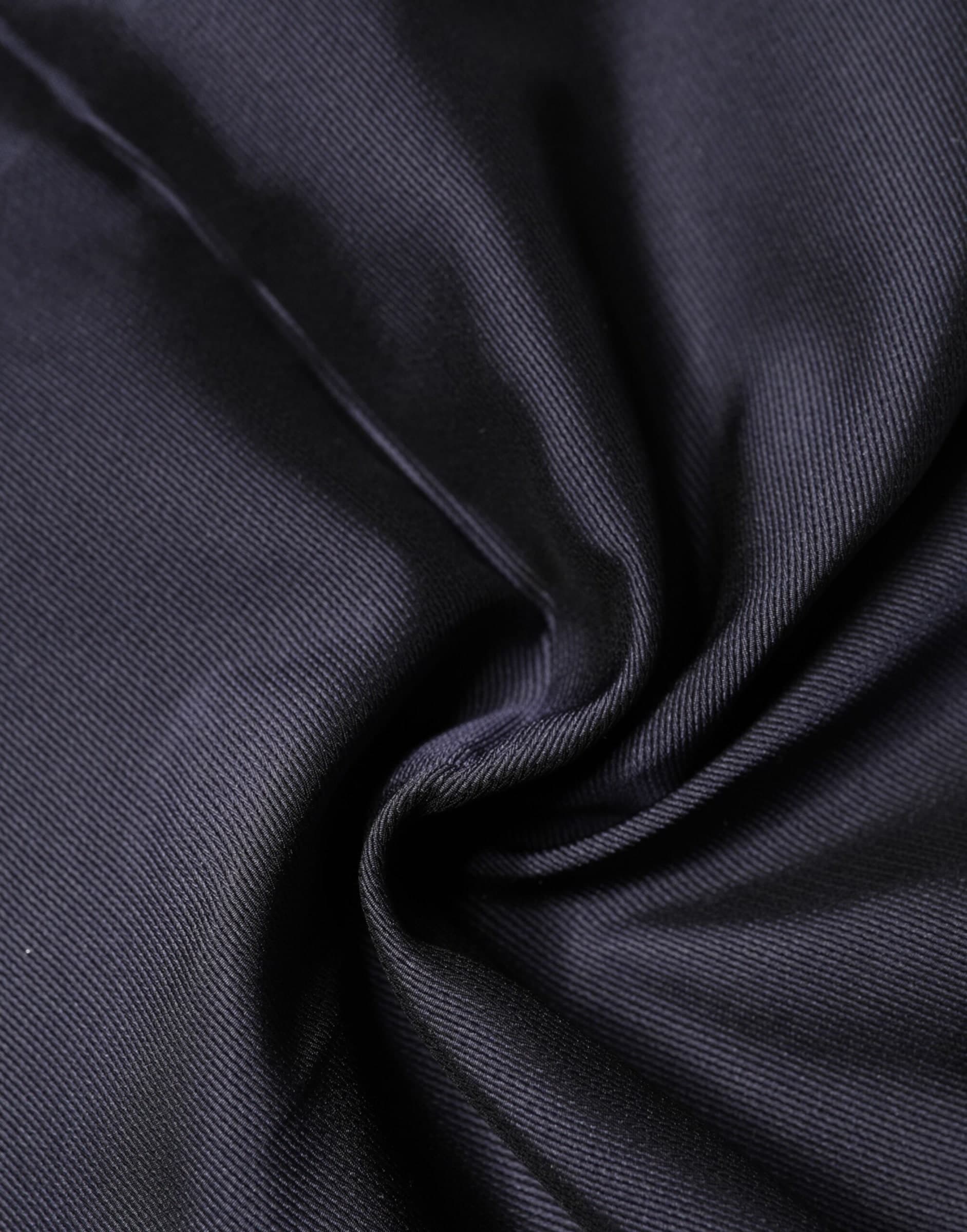 Blue Logo Silk Men Square Handkerchief Scarf - 3