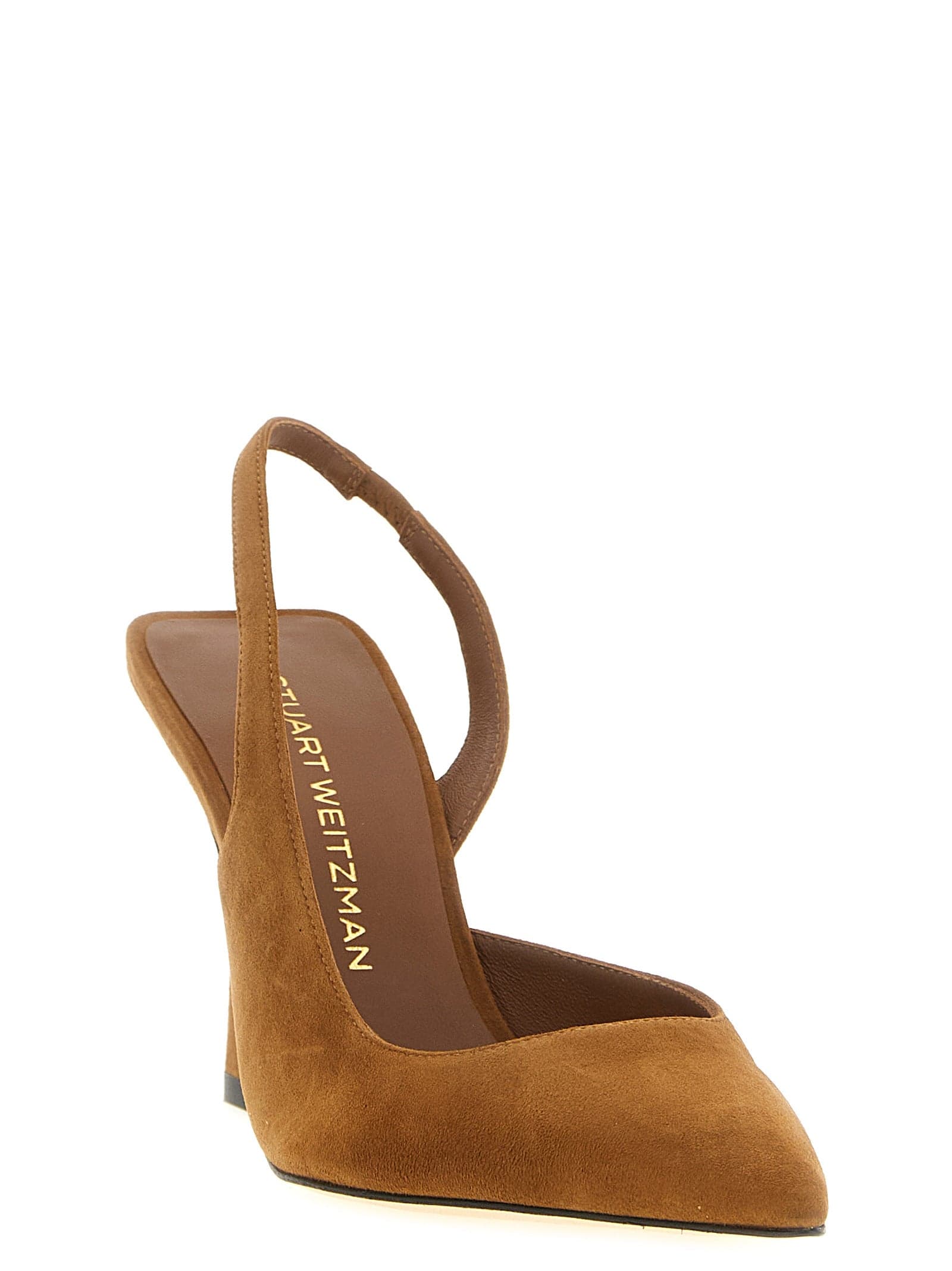 Brown Goatskin High Heel Pumps - 2