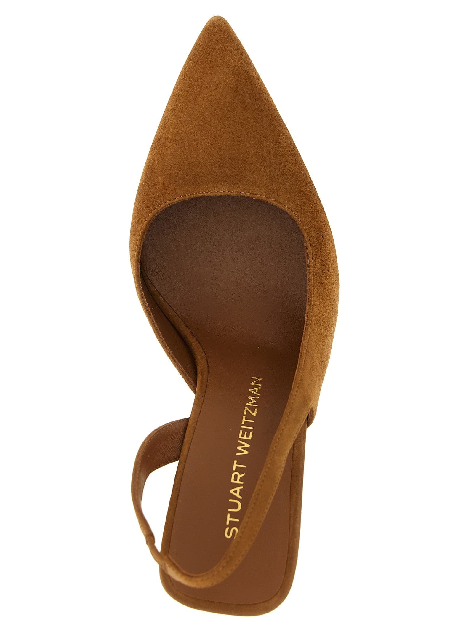 Brown Goatskin High Heel Pumps - 4