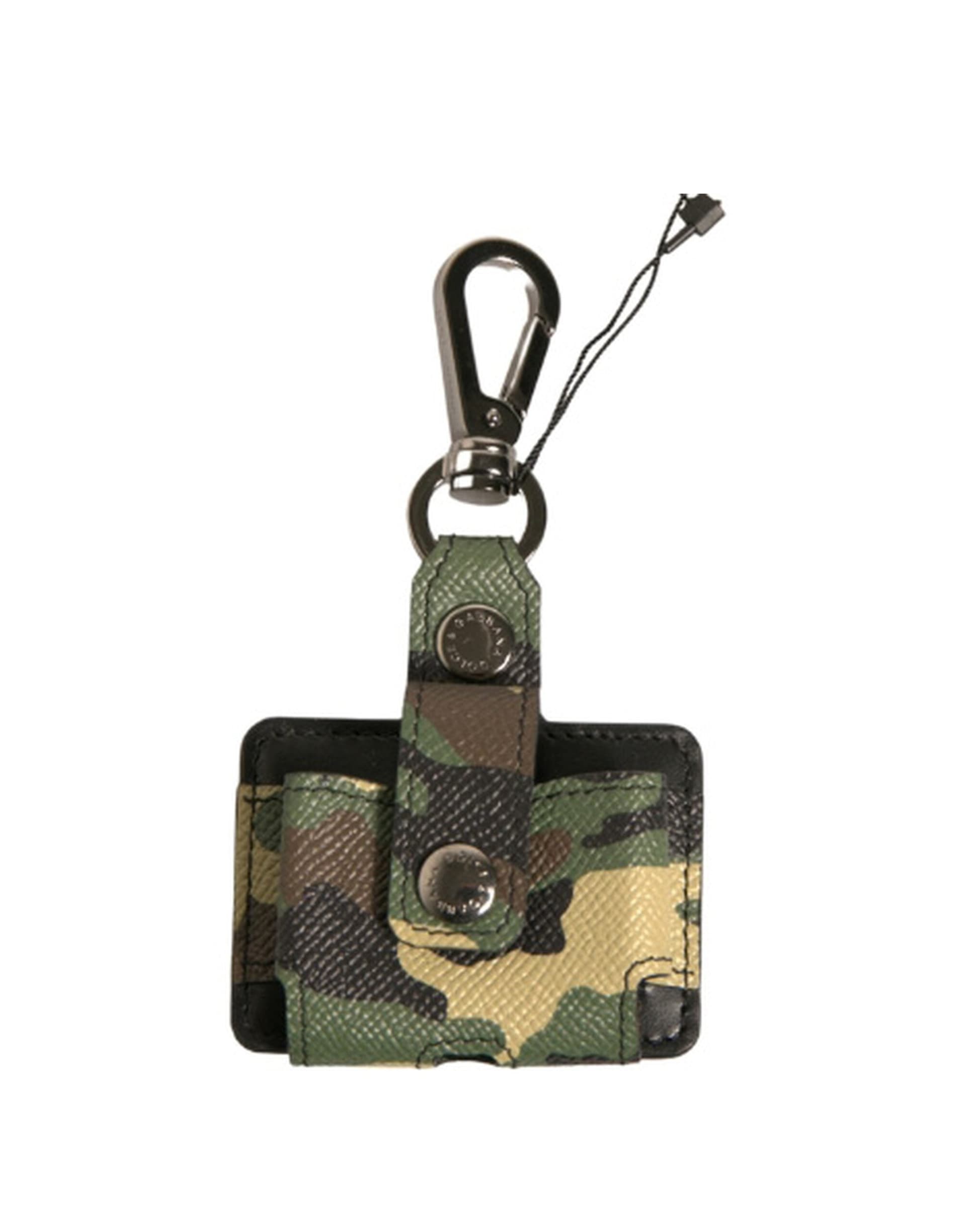 Multicolor Camouflage Leather Metal Airpods Case - 2