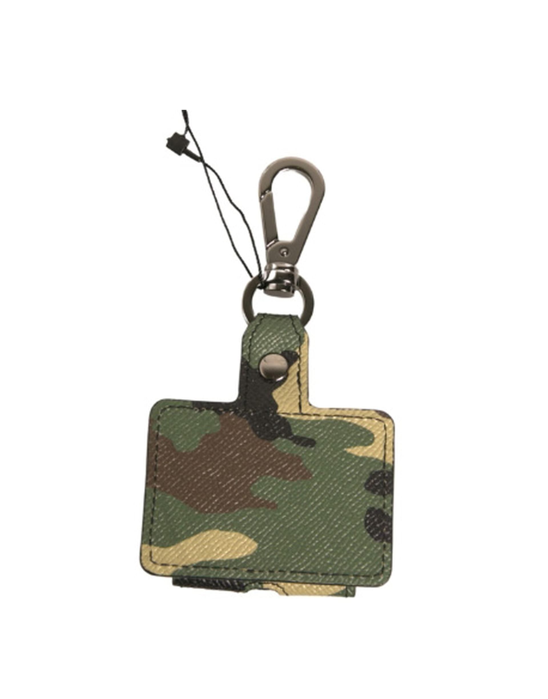 Multicolor Camouflage Leather Metal Airpods Case - 4