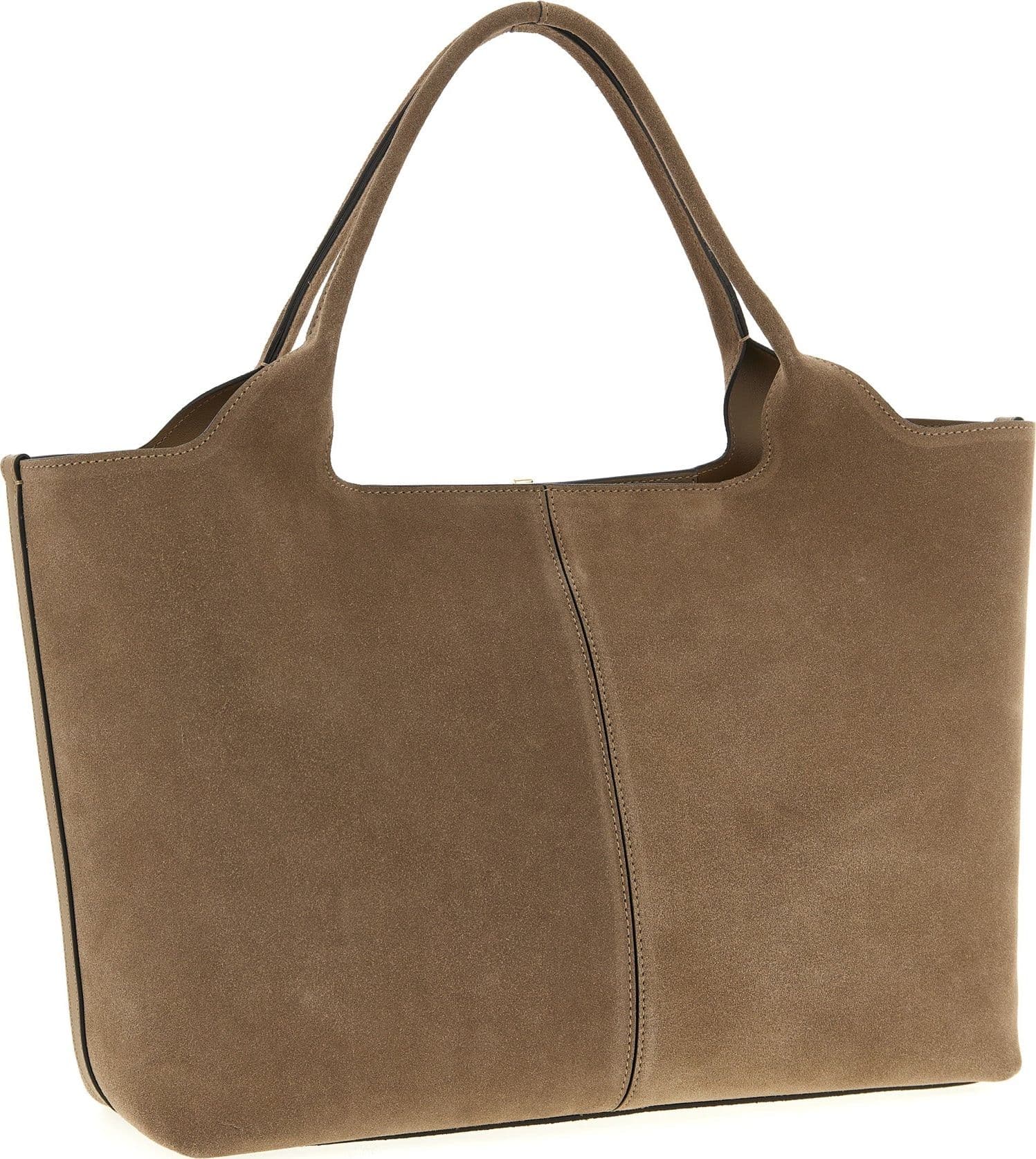 Beige Calfskin Tote Bag - 2