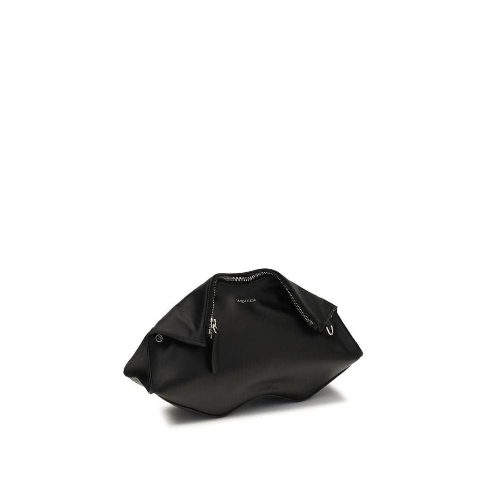 Black Calf Leather Bos Taurus Clutch Bag - 2