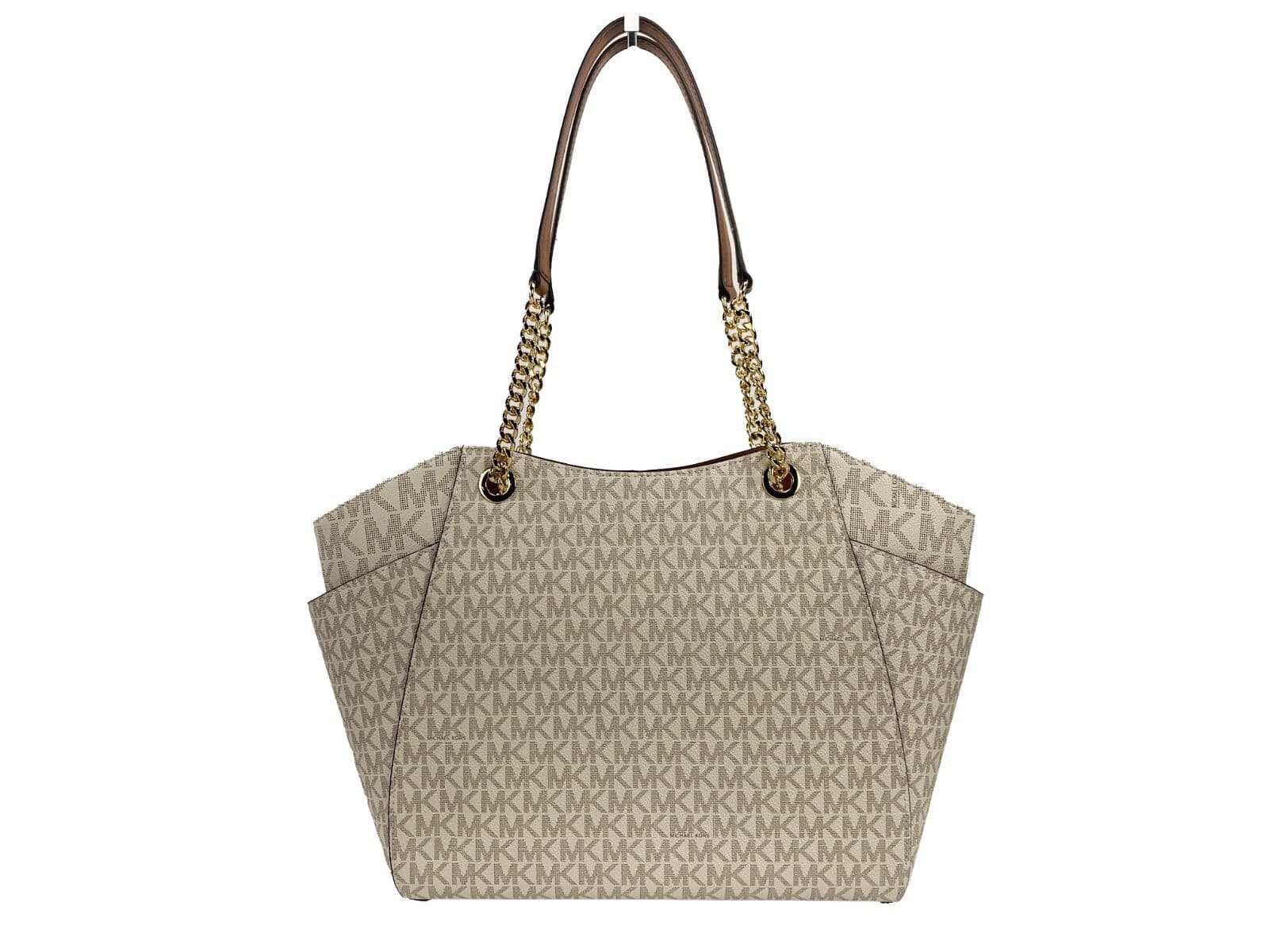 Michael Kors Jet Set Travel Large Logo Tote Vanilla - 2